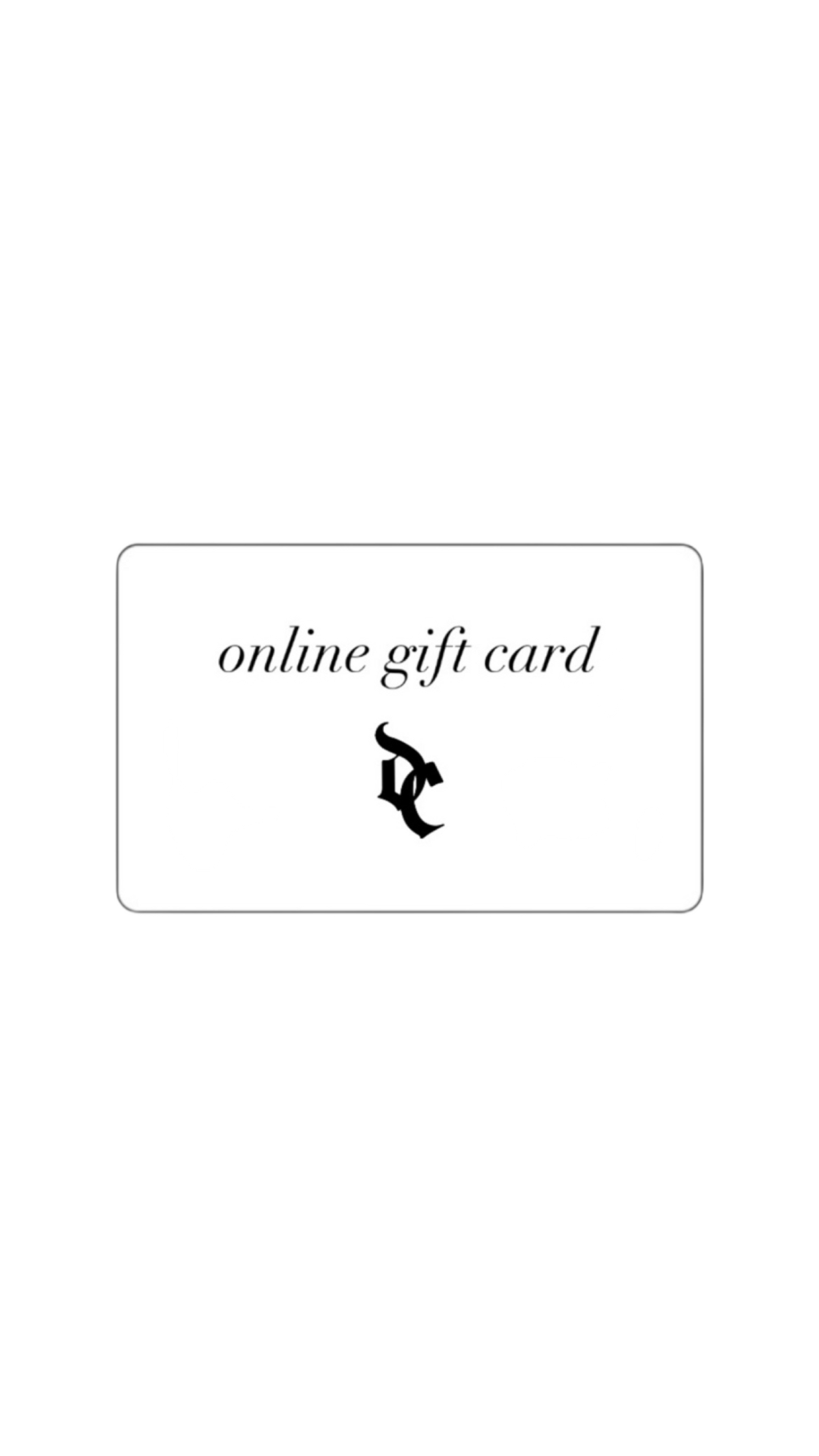 DIVINE CLOTHING GIFTCARD
